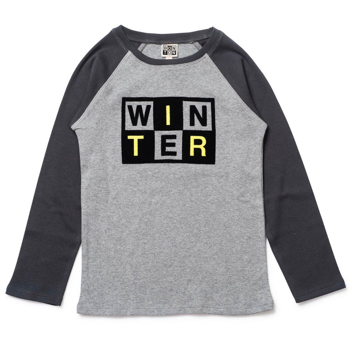 Spot bonton 20 autumn winter New pint children male and female children long sleeves T-shirt blouses