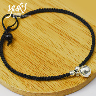 Chaine de cheville Couple YUKI   en Argenterie - Ref 3101743 Image 3