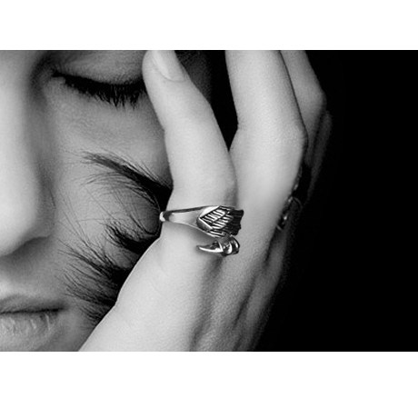 Bague homme YUKI   en Argenterie - Ref 3086978 Image 5