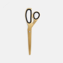 ins Nordic style brass gold scissors Home office Danish simple design asymmetrical scissors photo props