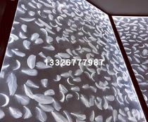 Eco art resin board high-end hotel restaurant service bar background wall decoration natural feather board 8MM thick