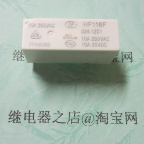 New original HF118F-024-1ZS1 Hongfa relay 24VDC HF118F 024-1ZS1