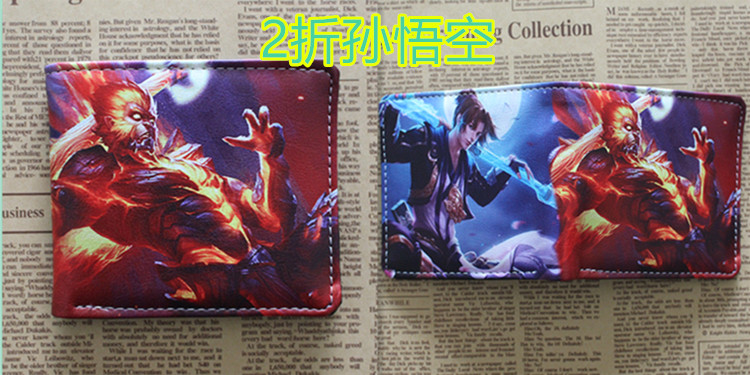 Vua vinh quang xung quanh các trò chơi anh hùng nhân vật trò chơi nhân vật chính anime ví nam giới và phụ nữ ngắn sinh viên ví loạt các ví da nam đứng