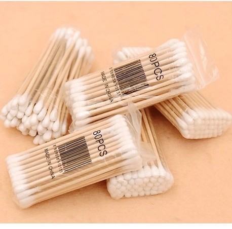 Clean makeup and remove ear cotton bar disinfected wool bar double head toilet cotton ball stick