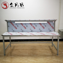 Stainless steel bench assembly with lamp experimental bench Taer bench with back plate stainless steel heavy duty work table