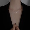 Six-Pointed Star Necklace for Women, Niche Design, Minimalist Style, Light Luxury Clavicle Chain, High-End Feel, 2025 New Popular Model