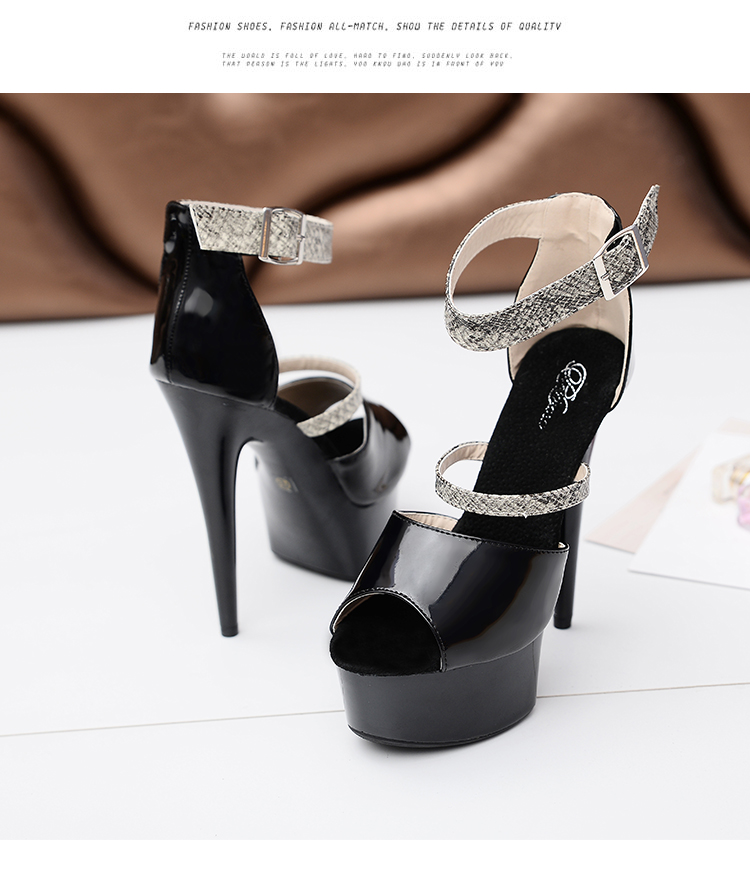 Leecabe summer Milan high heels stiletto platform sandals fashion model BAO WEN catwalk shoe banquet 1KZ