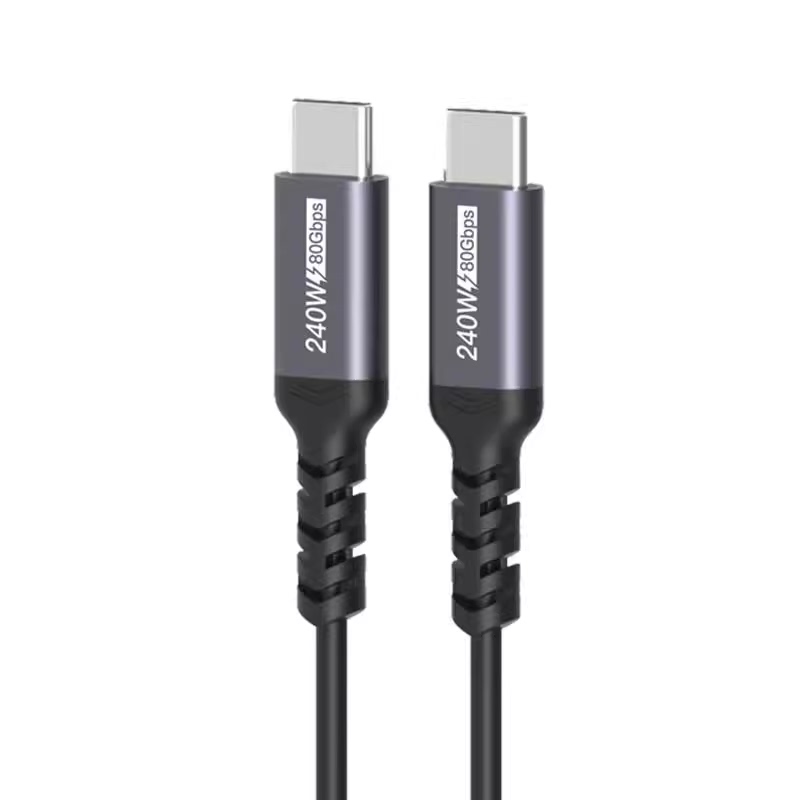 Pdlink Apple Replacement Cable One-Line Communication 240W Coaxial Technology Dual C-Head Data Cable Usb4 80g Transmission Pdlink Apple Replacement Cable One-Line Communication 240W Coaxial Technology Dual C-Head Data Cable Usb4 80g Transmission