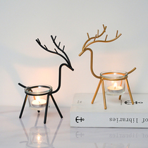 ins Nordic romantic candlelight dinner candle holder simple modern home decoration girl heart desktop ornaments