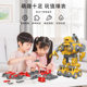 Disassembly and deformation remote control robot 5-in-1 Children's Education Assembly Engineering ຍານພາຫະນະເດັກຊາຍຕັ້ງເຄື່ອງຫຼິ້ນຂ້າມຊາຍແດນ