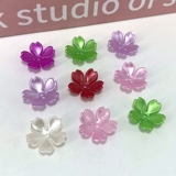 15 мммия лепесток ручной работы Pentalon Four -Leaf Grass Happy Plum Bearge Mapera