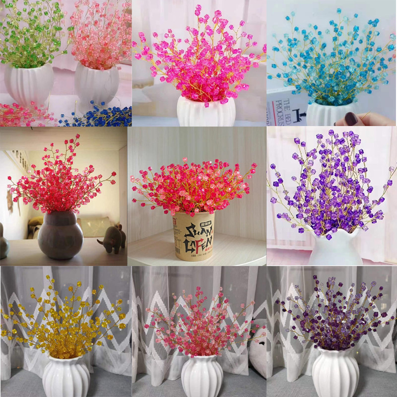 Full Star string Beads Sunflower String Beads Material Bags Rhomboid Beads Loose Beads DIY Handcrafted Beads Materials Transparent