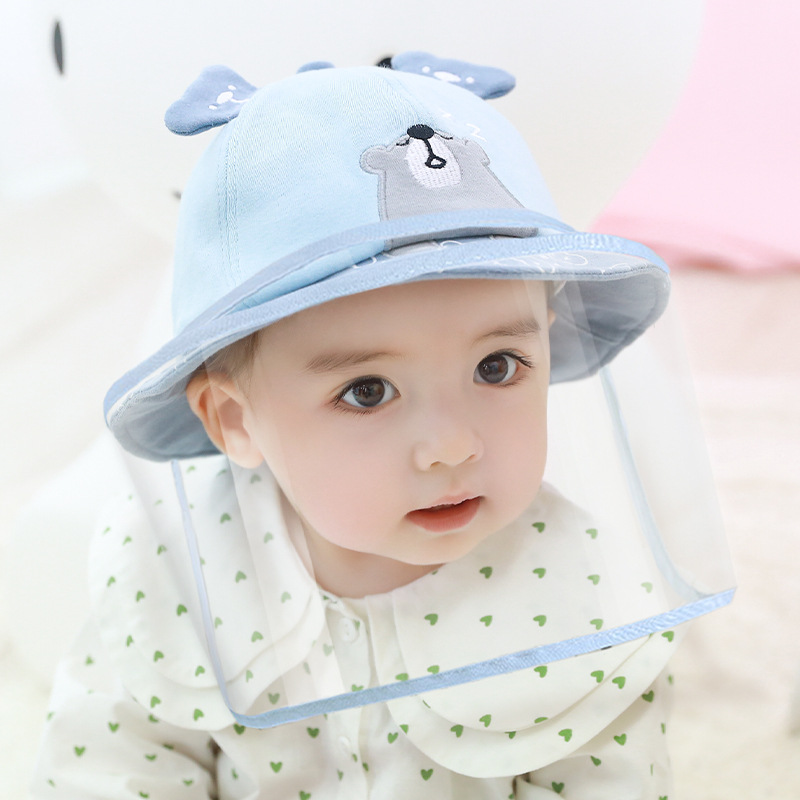 Baby Protective Cap Outbreak Newborn Baby Outside Anti-Droplets Detachable Winter Children Transparent Wind Shield Face Hood