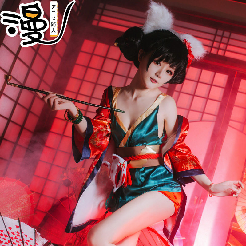 White snake cos clothing female origin fox fox demon little fox essence Baoqingfang master c clothing cosplay anime costume female