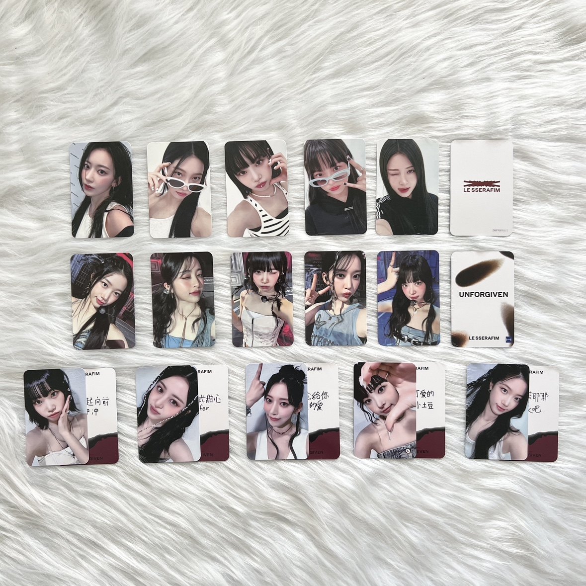 LESSERAFIM easy 一直娛 yzy yizhiyuトレカ 5枚セツト LE SSERAFIM