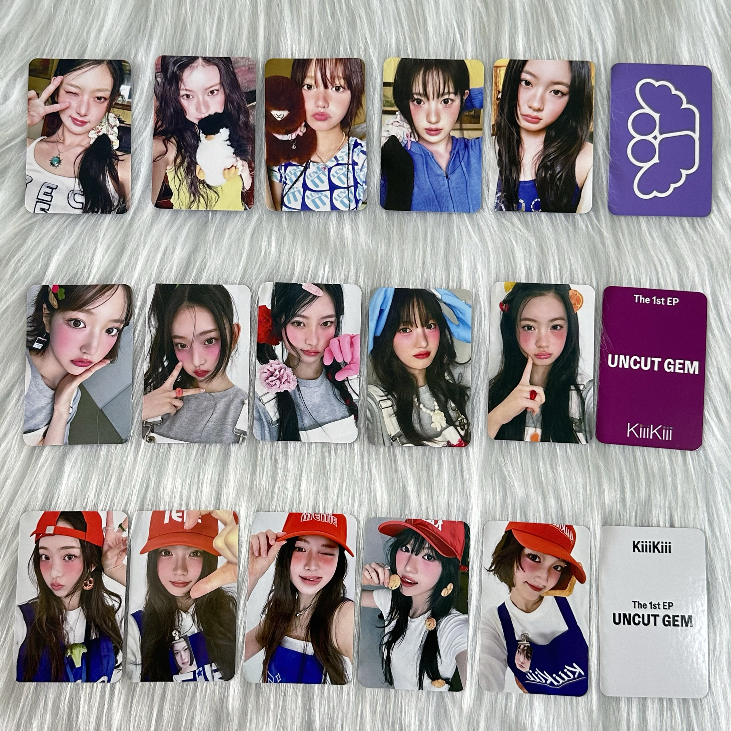 kiiikiii女团稞小卡紫版出道专小卡K4 AM特典套组-Taobao-Tmall