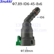 7 89 ID6 Great Wall Haver H6 Back to tubing clip 45-degree fuel tubing Green snapback high-pressure pump Quick Joint