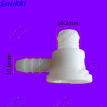 ID8 white right angle one-way valve suitable for long Ambiadia large exhaust gas brake vacuum tube check valve