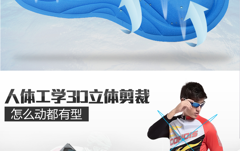 Tenue de cyclisme homme COFIDIS - Ref 2216664 Image 39