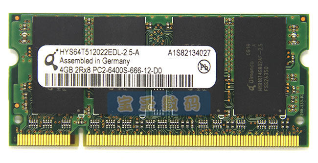 Original factory disassembled single 4G DDR2 667 800 notebook computer memory 8 16 particles randomly shipped