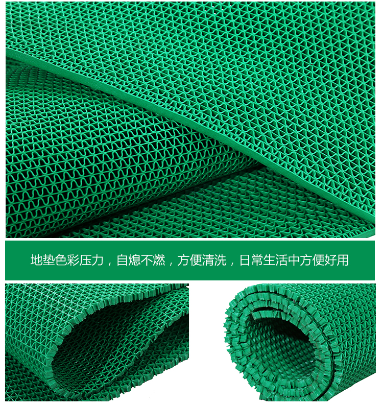 PVC chống trượt mat cửa mat vào cửa nhựa sàn mat hollow hồ bơi hồ bơi phòng tắm nhà bếp nước mat