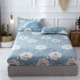 Giường chà bông Cotton một miếng bông dày 1,8 m Giường Simmons bọc nệm bảo vệ vỏ nệm chống trượt ga chun trải giường	