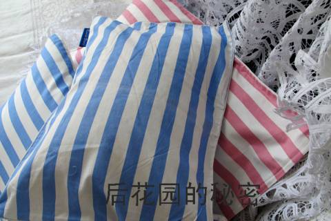 [New Tháng bảy 2012] phong cách vườn gối sọc bông Địa Trung Hải kiểm soát đơn hàng xuất khẩu (giá T) - Gối trường hợp gối cao su non babymoov