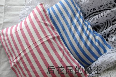 [New Tháng bảy 2012] phong cách vườn gối sọc bông Địa Trung Hải kiểm soát đơn hàng xuất khẩu (giá T) - Gối trường hợp gối cao su non babymoov