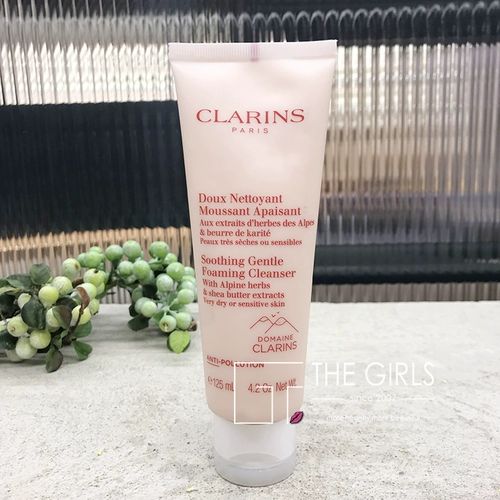 Clarins, успокаивающее мягкое очищающее молочко, 125 мл