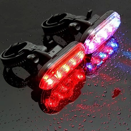 Mountain bike taillight LED warning light Night riding equipment Bicycle dead fly accessories Waterproof night riding taillight