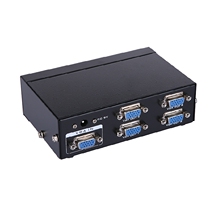 Meituo dimension VGA distributor one in four out 350 megabytes HD widescreen long distance MT-3504