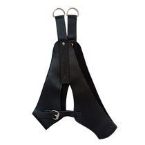 Cervical traction chair with sling cowhide neck stretch headgear Household leather head traction belt neck artifact