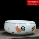 Jingdezhen Trà xanh và trắng Cup Cover Bowl Gốm sứ Trà trà Bộ lọc Cup Cup Bộ lọc trà Kung Fu Bộ trà rửa phụ kiện trà - Trà sứ bình lọc trà