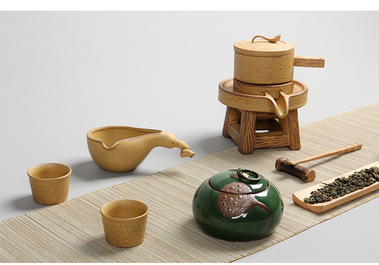 Bình trà bằng gốm gốm Puer đá nứt bình trà cát màu tím và bình sứ trắng và sứ bình trà sứ