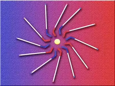 Children's dry land ice hockey club land ice hockey roller skating left and right hand pole hockey professional beginner roller stick