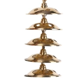 Кулон с чистого медного ветра, пять желтых двух черных пяти слоев металлических ветровых чип