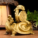 Гостиная чистая бронзовая драконская черепаха