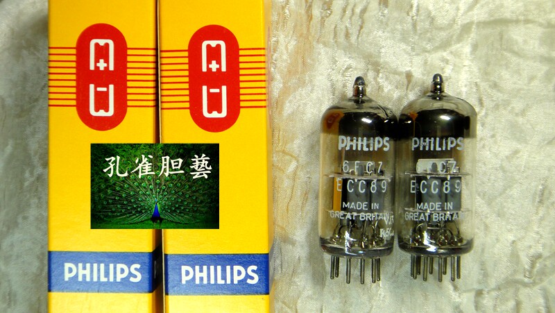 Philips ECC89 Beautiful sound tube conversion alternative ECC88 6J8D 6N11 E88CC