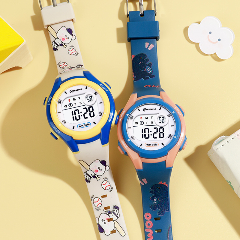Children's Digital Watch for Boys and Girls, Luminous Dinosaur, Waterproof Timing Digital Watch for Boys and Primary School Students, Gift Children's Digital Watch for Boys and Girls, Luminous Dinosaur, Waterproof Timing Digital Watch for Boys and Primary School Students, Gift