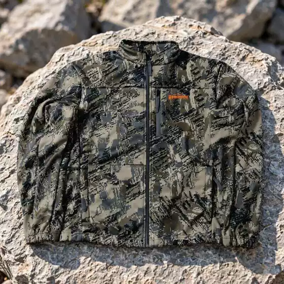 American-Style Hunting Jacket, Classic Heavy-Duty Multi-Pocket Outdoor Bird Watching Hiking Water-Resistant Camouflage Stand-Up Collar Jacket Y307 for Men