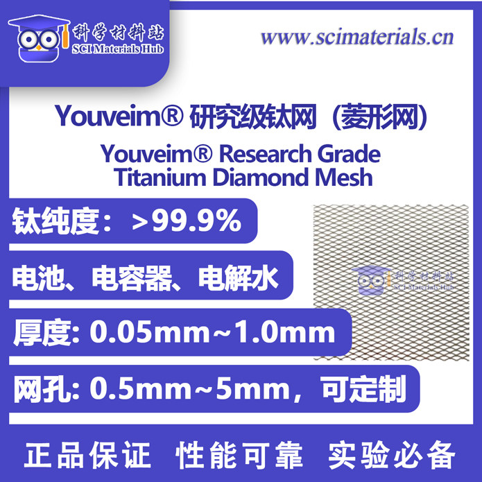 研究级 钛金属网 钛拉伸网 SCI Materials Hub, 科学材料站
