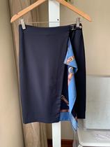  Spot S 19 autumn and winter new silk scarf removable solid color elegant skirt SFWH949090 WH949090