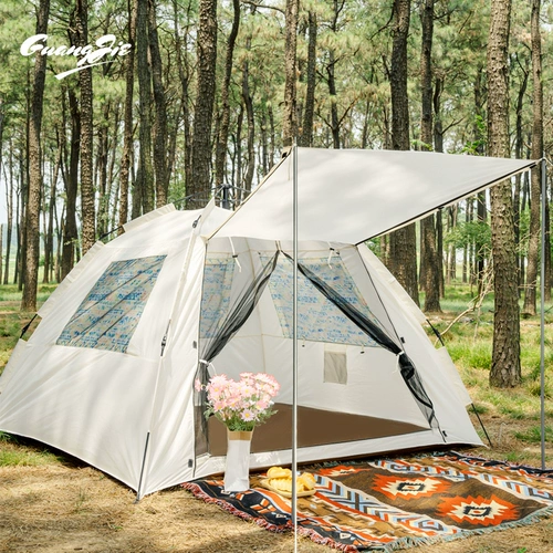 Дорожная автоматическая портативная складная палатка, снаряжение для кемпинга для отдыха, полностью автоматический