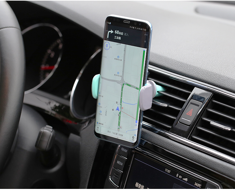 Đa chức năng Xe ổ cắm điện thoại xe hơi điện thoại giữ xe người giữ cốc hút khung định vị toàn cầu - Phụ kiện điện thoại trong ô tô giá đỡ điện thoại từ tính