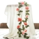 Mô phỏng hoa hồng hoa hồng giả hoa điều hòa không khí sưởi ấm đường ống trang trí tường đám cưới treo hoa nhựa - Hoa nhân tạo / Cây / Trái cây giả hạc hoa hồng đỏ