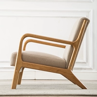 Современный и минималистичный диван из натурального дерева для спальни, ткань для отдыха, в американском стиле