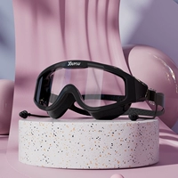 Прозрачный черный [соединенная затычка для ушей]