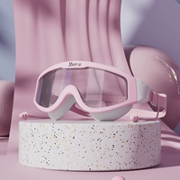 Прозрачный розовый белый [соединенная заполнение ушей]