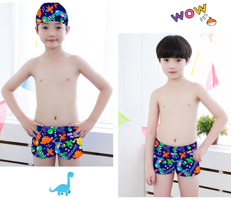 Youyou Đồ Bơi Trẻ Em Trai Bơi Quần Thanh Niên Cậu Bé Cậu Bé Boxer Bơi Cap Bơi goggles Set đồ bơi be gái 8 tuổi