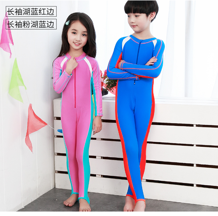 Youyou trẻ em mới áo tắm một mảnh Nam và nữ trẻ em lớn áo chống nắng cho trẻ em Áo tắm thoải mái - Bộ đồ bơi của Kid bộ đồ nàng tiên cá cho bé